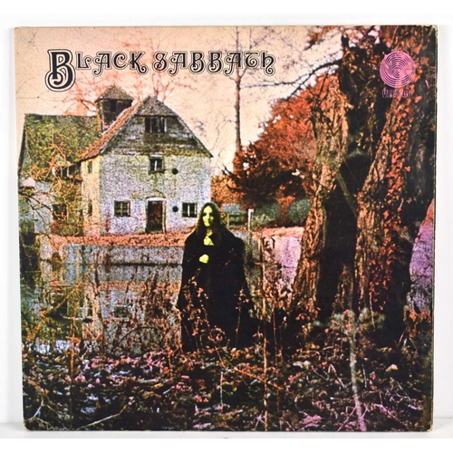 397 - Vinyl records: Black Sabbath self titled album, Vertigo Swirl, early pressing with matrix numbers VO... 