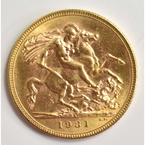 74 - A George V full gold sovereign, South Africa mint, dated 1931.