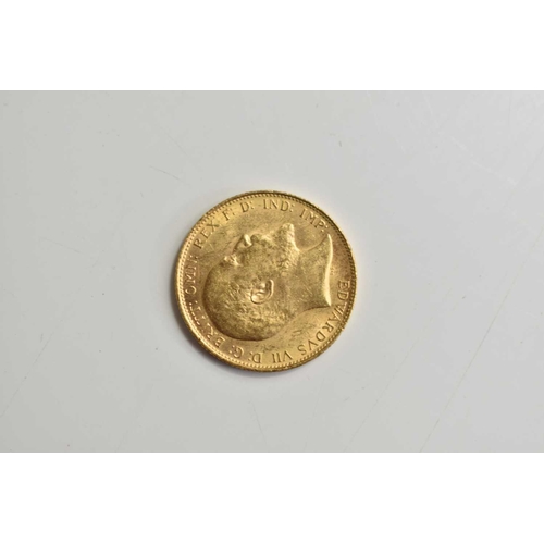 82 - An Edward VII full gold sovereign, Melbourne mint, dated 1909.