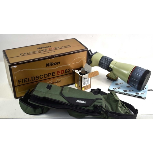 245 - A Nikon Fieldscope ED82, waterproof, with original box.