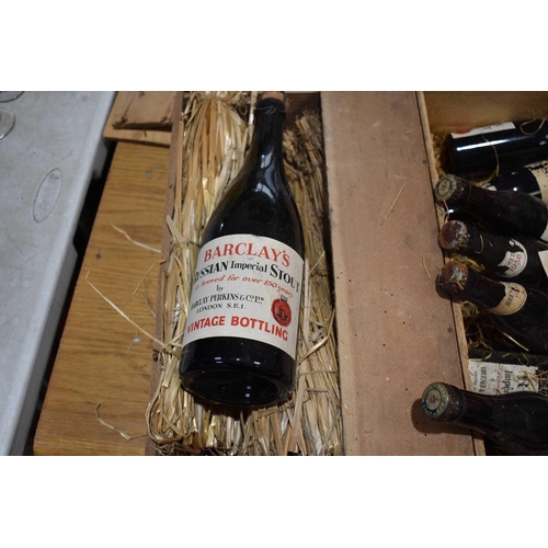 76 - Six bottles of Barclay's Russian Imperial stout, vintage bottling, in the original cases together wi... 