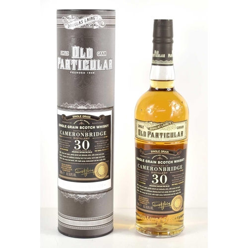 32 - Scotch Whisky: A bottle of Cameronbridge 30 year old single grain scotch whisky from Douglas Laing's... 