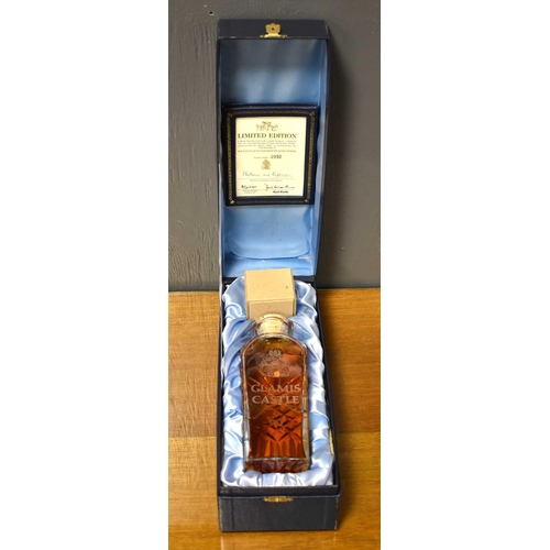 62a - A limited edition Glamis Castle 25yr old Scotch Whisky to commemorate the 90th birthday of Her Majes... 