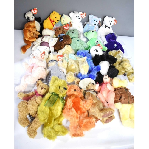 25 - A collection of Ty Original Beanie Bears to include 