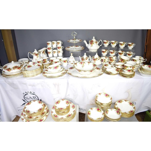 253 - A large Royal Albert dinner service in 