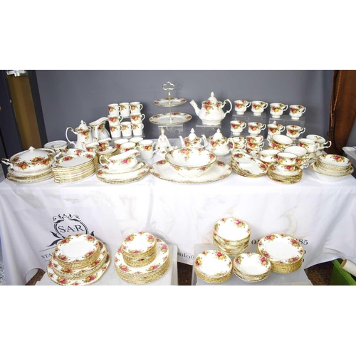 253 - A large Royal Albert dinner service in 