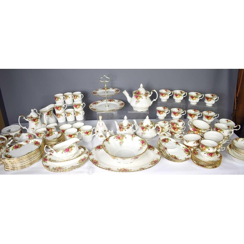 253 - A large Royal Albert dinner service in 