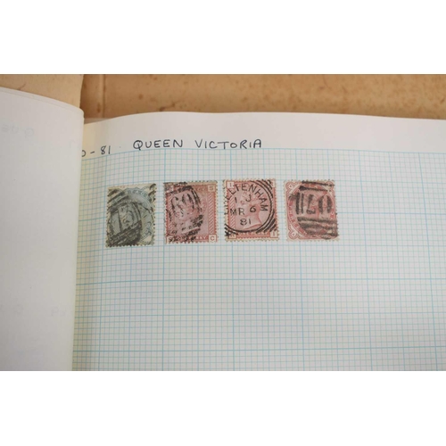 277 - A group of albums containing British and worldwide stamps, Victorian and later including Penny reds,... 