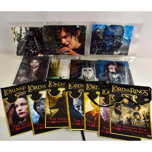 28 - A collection of Lord of the Rings and The Hobbit memorabilia and autographs to include, William Kirc... 