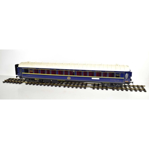 3 - A J&M Models Ltd “Train Bleu” CIWL sleeper carriage, 45mm gauge, 1:32 scale, with original box.