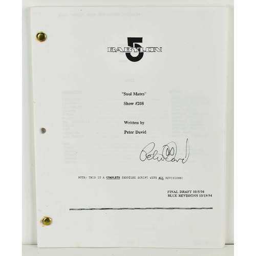 51 - A Babylon 5 complete shooting script with all revisions for show 208 