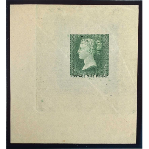 440 - A very rare 1902 reprint of the rejected 1d stamp. Die with 