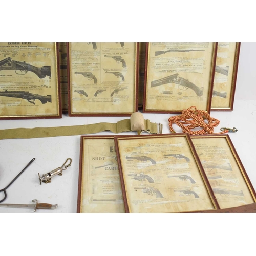 114 - A group of militaria to include an RAF first aid kit, an ARP whistle, a cord lanyard, a miniature Lu... 