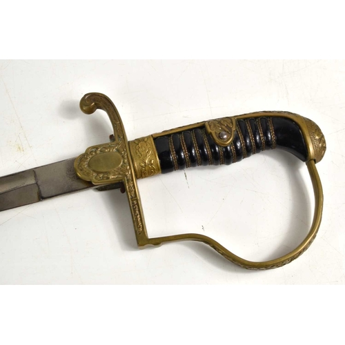 91 - A German Third Reich Army Officer's sword with dove's head pommel, made by Alcoso, 77cm blade length... 