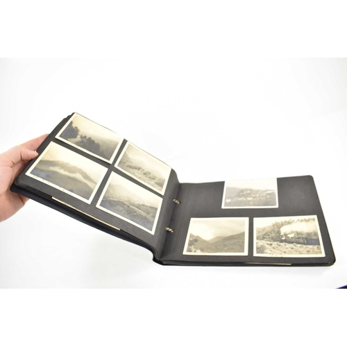 98 - A late 1930s / early WWII photograph album containing pictures of 823 squadron and HMS Glorious, 802... 
