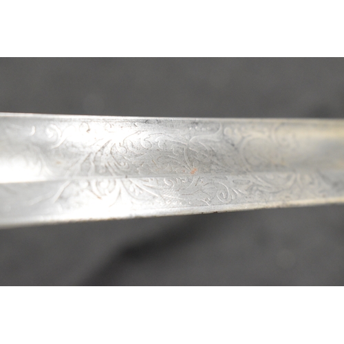 107 - A 19th century 1821 pattern light cavalry sword by Maynard & Harris, with fullered and etched blade ... 