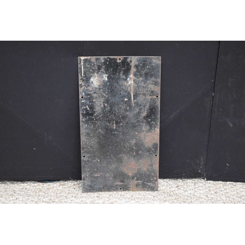 118 - Enamel Signs: A vintage 