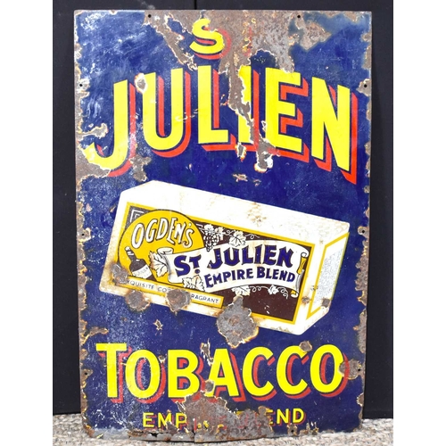 51 - Enamel Signs: A vintage Ogden's 
