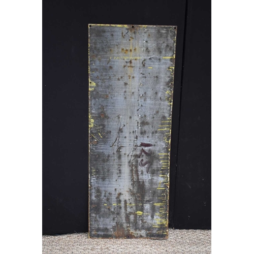85 - Enamel Signs: A large 