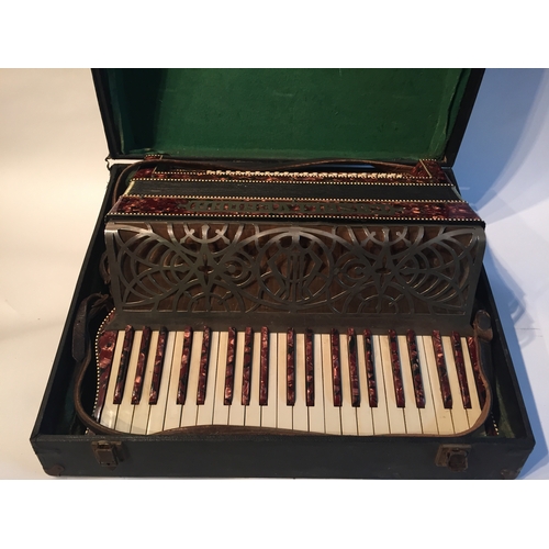 144 - A nice quality casali .Verona piano accordion  sqeezebox