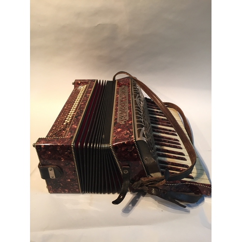 144 - A nice quality casali .Verona piano accordion  sqeezebox