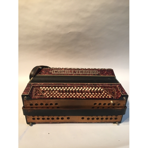 144 - A nice quality casali .Verona piano accordion  sqeezebox