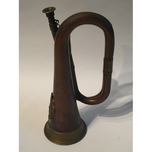 210 - Copper military bugle argle and southerland