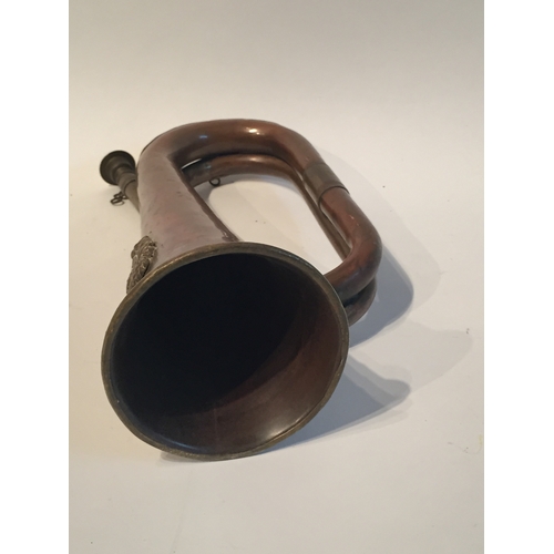 210 - Copper military bugle argle and southerland