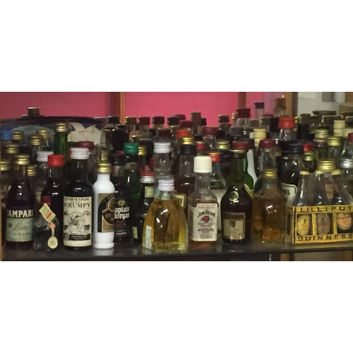 168 - large collection of Collectable miniature whisky bottles