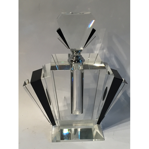 215 - Large Art Deco  Perfume Bottle 24x20cms