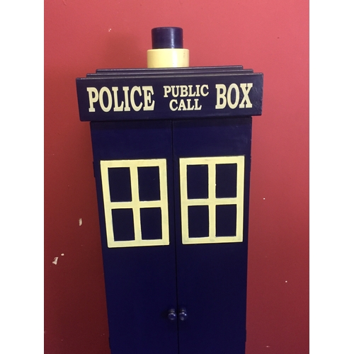 308 - Unusual Large Wine Rack In The Form Of The Tardis 