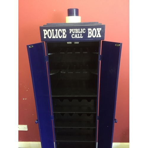 308 - Unusual Large Wine Rack In The Form Of The Tardis 