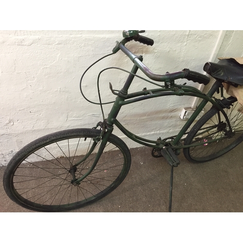 100 - WW2 ?BSA  Military Paratroopers Folding Bike Bicycle With An Original Seat In A WW2 Canvas Bag