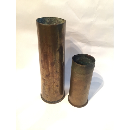 107 - A WW1 Military Shell Along With A MK 3 Starter Shell (2).