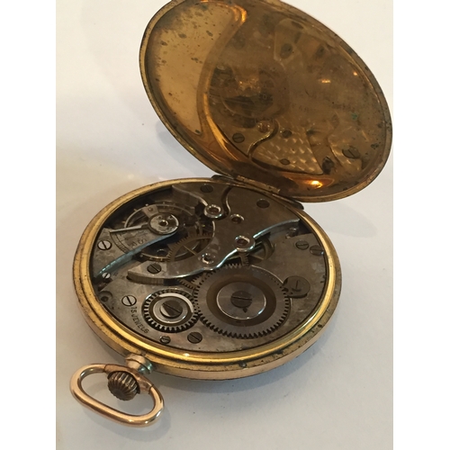 181 - Rolled Gold Tempo Pocket Watch