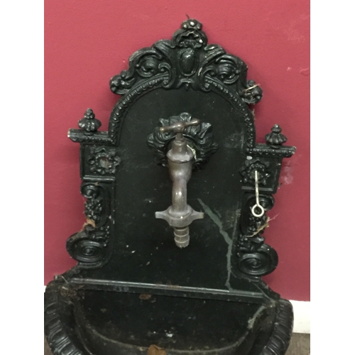 5 - Metal Water Feature With Brass Tap