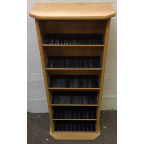 14 - Wood Cd Rack