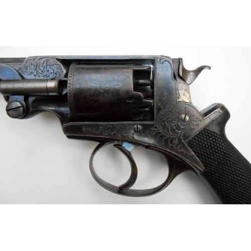 126 - 54 Bore Adams revolver in original case with accessories 

A very good example of a 4th model Adams ... 