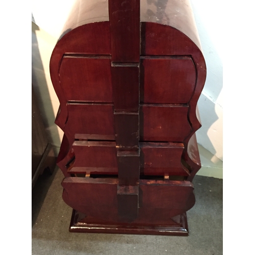 36 - A Vintage Cello Or Double Base Chest Of Drawers.