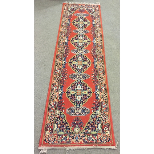 97 - Turkish Made Runner With Red Border 238 x 66