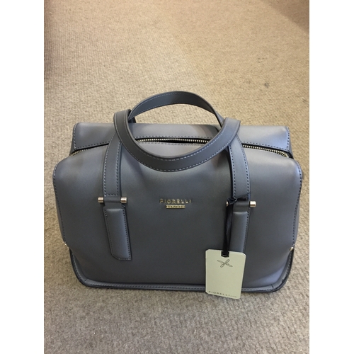 88 - Fiorelli Grey Leather Handbag