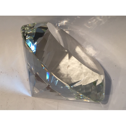 90 - Medium  Diamond Shaped Paperweight