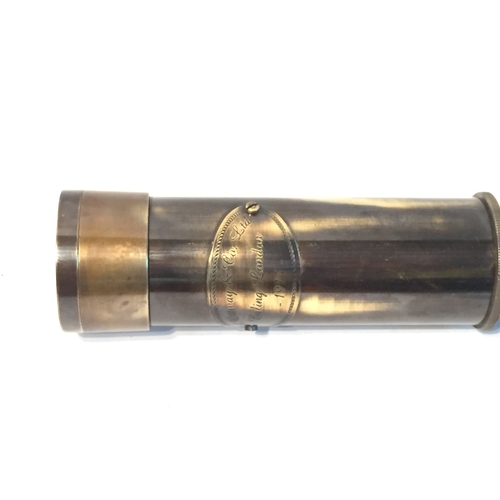 255 - WW1 Style Ottway Brass Military Telescope