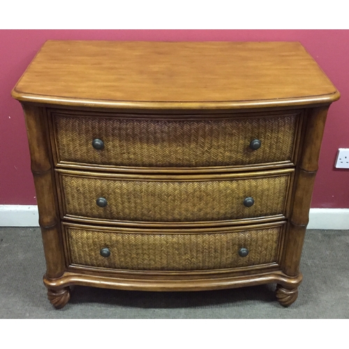 11 - Bamboo Style 3 Drawer Chest