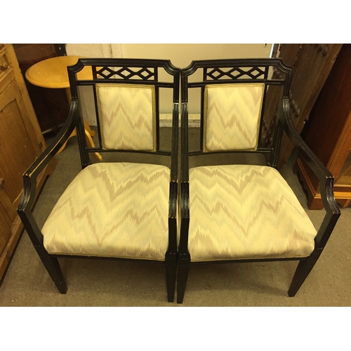 13a - 2 Upholstered Armchairs