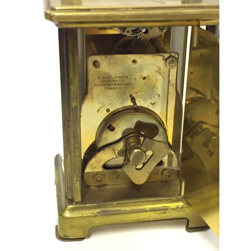 123 - French Bayard 8 Day Carriage Clock