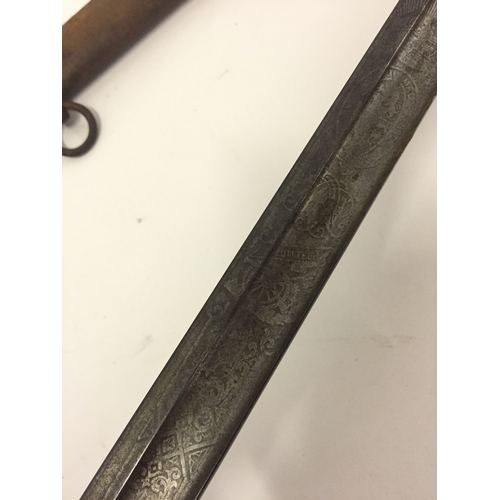 201 - A 19th Century Cavalry Volunteers  Sword