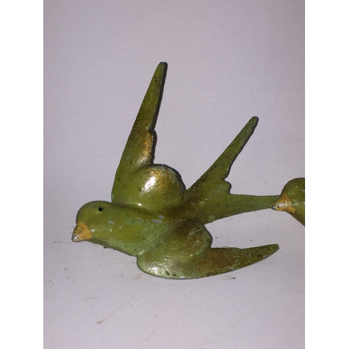 149 - 3 Vintage Metal Birds