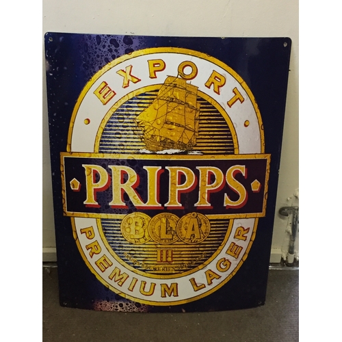 501 - Enamel Advertising Sign 