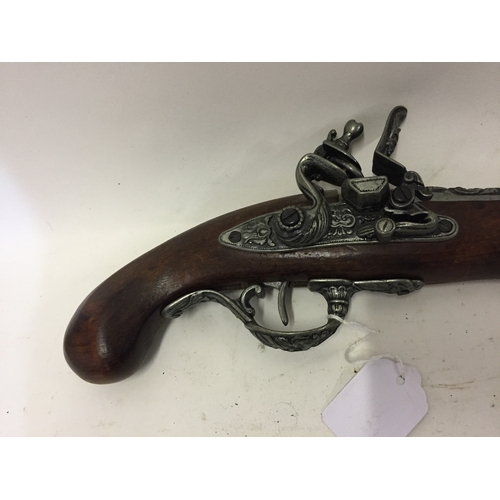 180 - A Reproduction Blunderbuss Flintlock Pistol